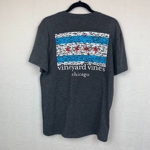 Vineyard Vines Chicago T Shirt Medium Gray A368